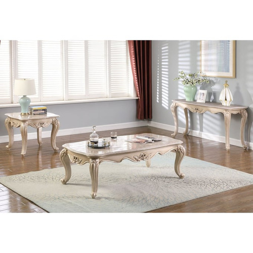 New Classic Furniture Monique White End Table
