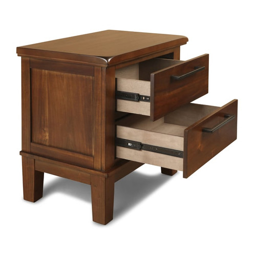 New Classic Furniture Cagney Chestnut Nightstands