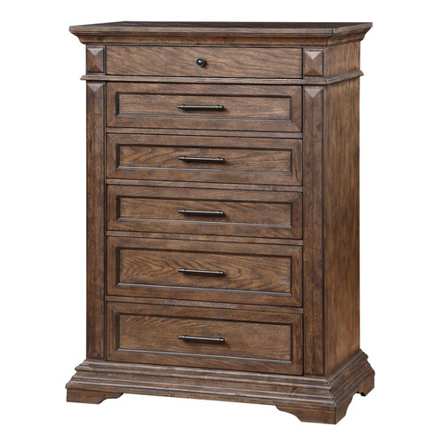 New Classic Furniture Mar Vista Walnut Chest