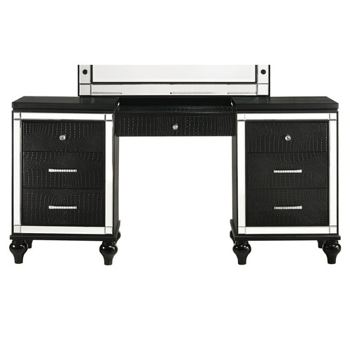 New Classic Furniture Valentino Black Vanity Tables