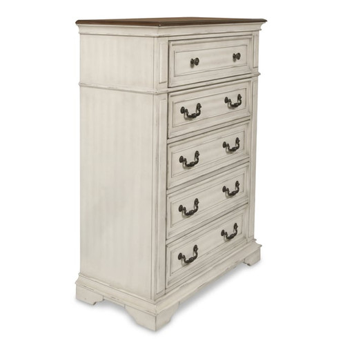 New Classic Furniture Anastasia Antique White Chest