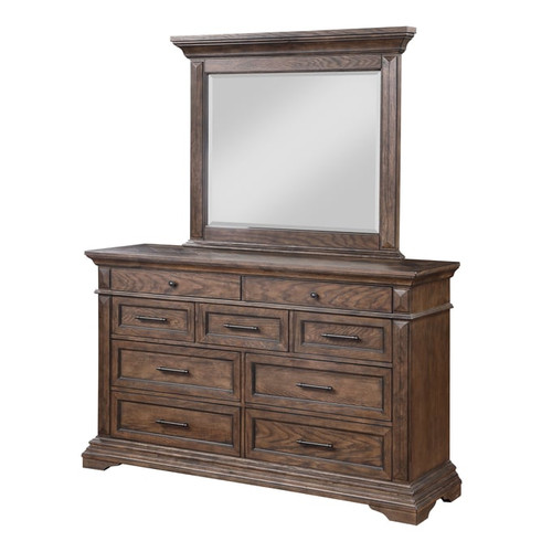 New Classic Furniture Mar Vista Walnut Mirror