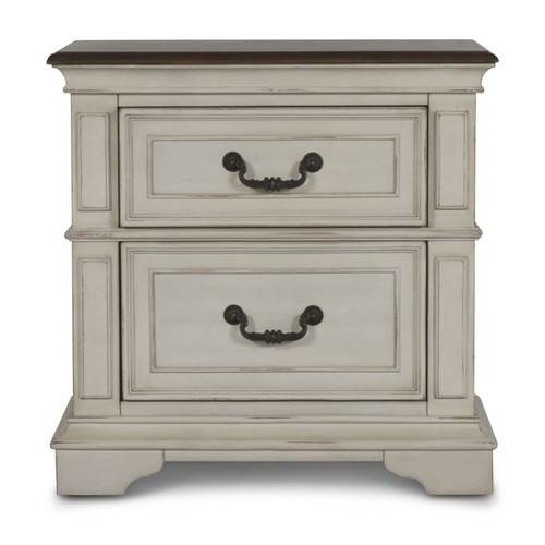 New Classic Furniture Anastasia Antique White Nightstand