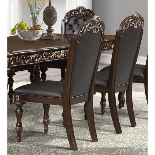 2 New Classic Furniture Maximus Madeira Dining Side Chairs