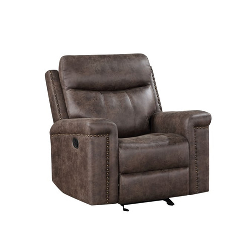 New Classic Furniture Quade Brown Glider Recliner