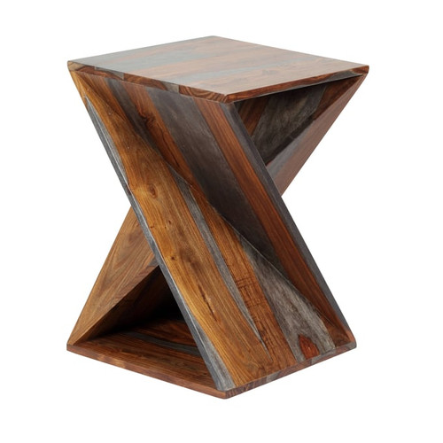 Coast to Coast Brown Wood Accent Table