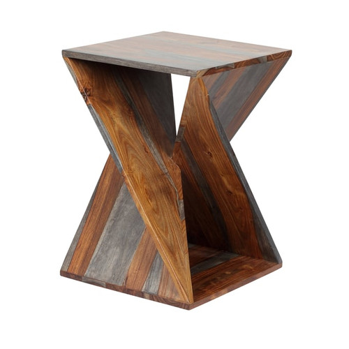 Coast to Coast Brown Wood Accent Table