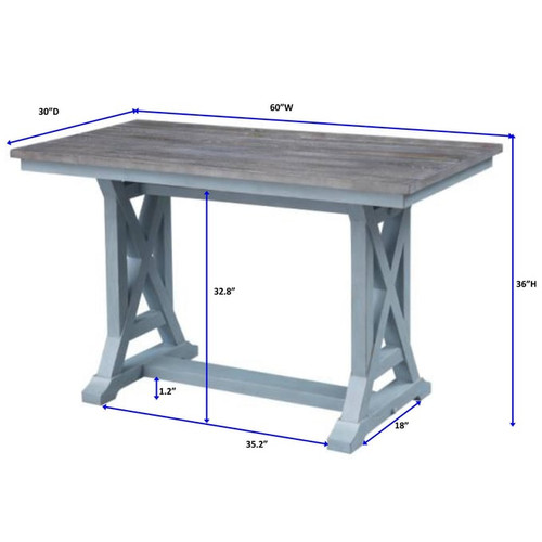 Coast To Coast Bar Harbor Blue Counter Height Tables