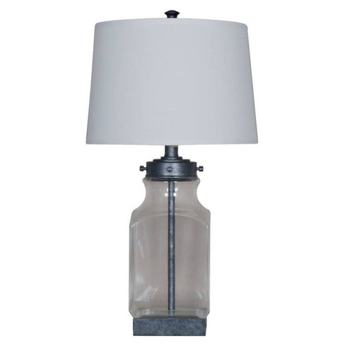 Ashley Furniture Sharolyn Transparent Silver Table Lamp