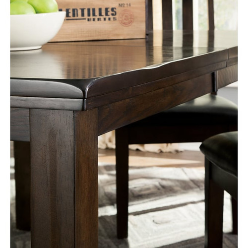 Ashley Furniture Haddigan Dark Brown Extension Dining Table