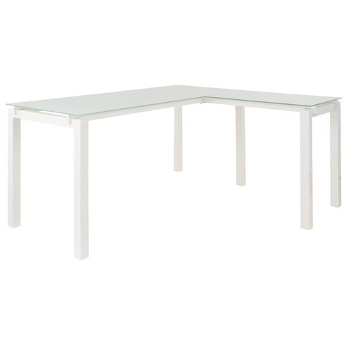 Ashley Furniture Baraga White L Desk