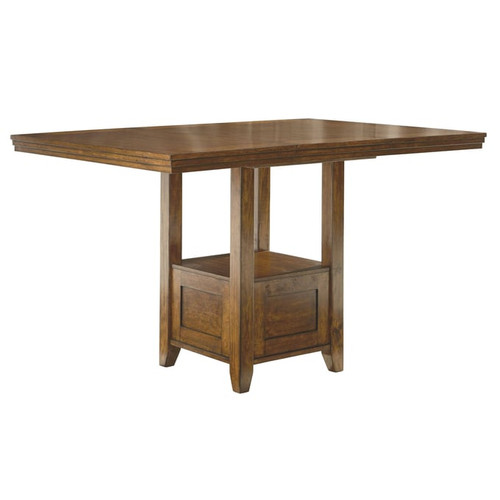 Ashley Furniture Ralene Medium Brown Rectangular Counter Extension Table