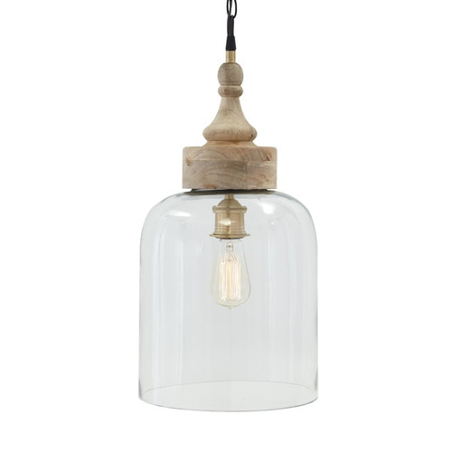 Ashley Furniture Faiz Transparent Glass Pendant Light