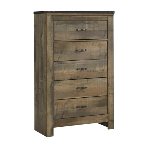 Ashley Furniture Trinell Brown Five Drawer Chest
