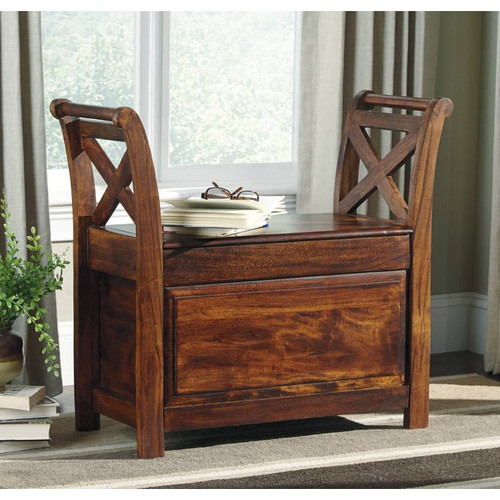 Ashley Furniture Abbonto Warm Brown Bench