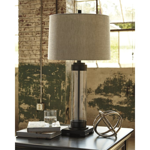 Ashley Furniture Talar Clear Bronze Table Lamp
