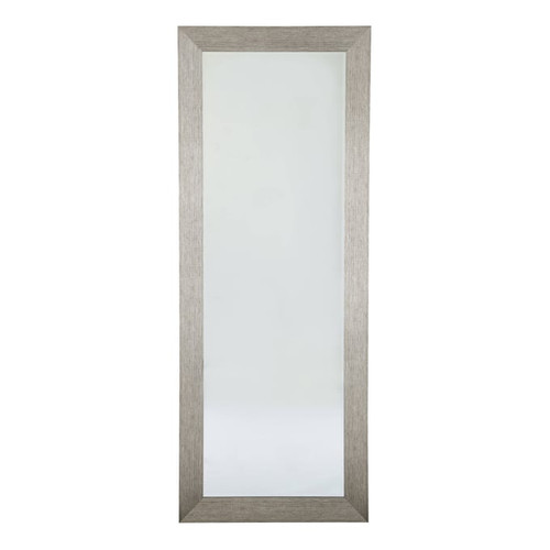 Ashley Furniture Duka Silver Rectangle Accent Mirror