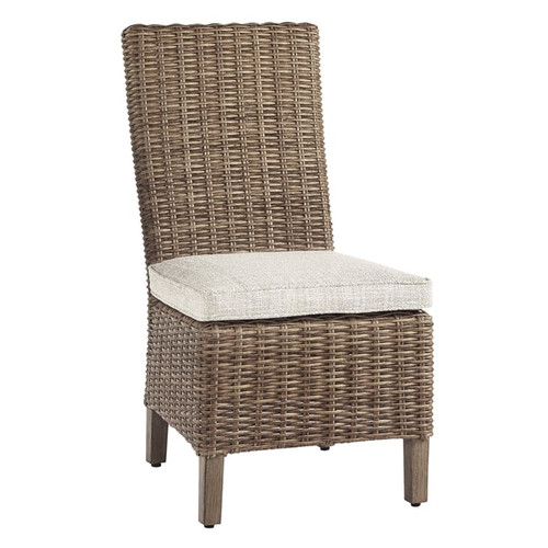 2 Ashley Furniture Beachcroft Beige Side Chairs With Cushion