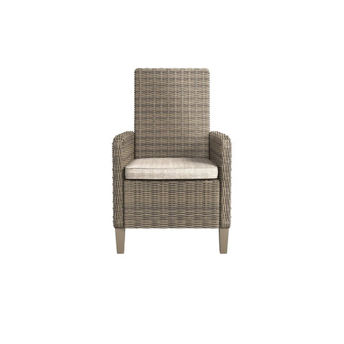 2 Ashley Furniture Beachcroft Beige Arm Chairs With Cushion