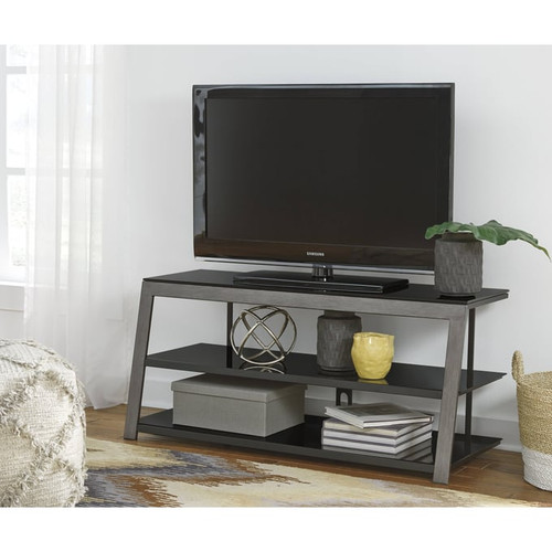 Ashley Furniture Rollynx Black TV Stand