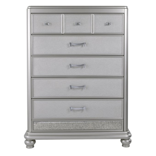 Ashley Furniture Coralayne Silver Five Drawers Chest