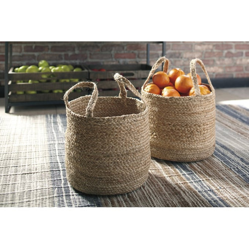 Ashley Furniture Brayton Natural Basket Set