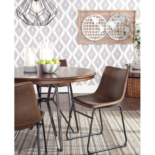 Ashley Furniture Centiar Brown Round Dining Table