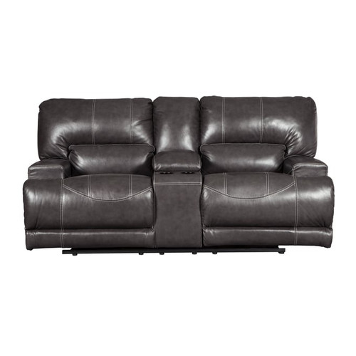 Ashley Furniture Mccaskill Double Reclining Console Loveseat