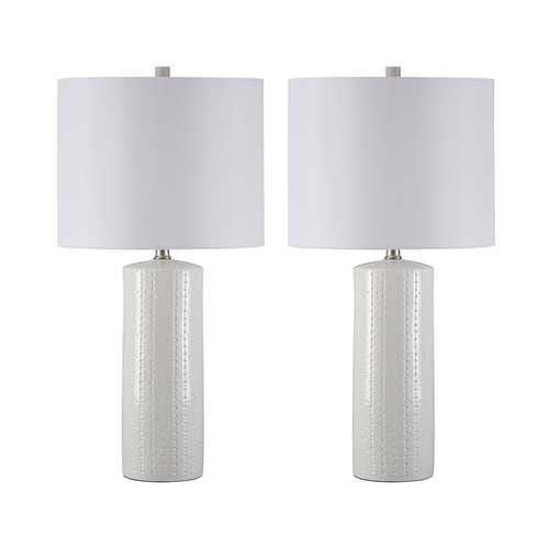 2 Ashley Furniture Steuben Ceramic Table Lamps