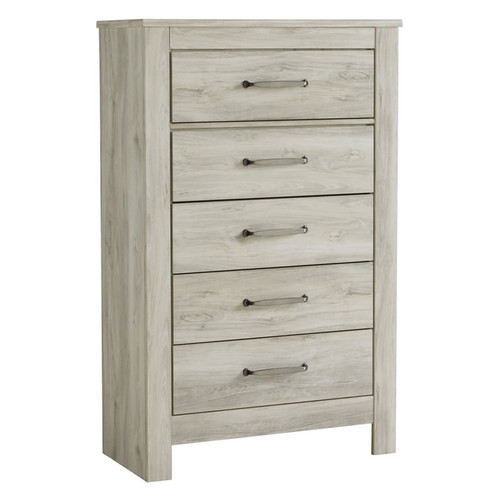 Ashley Furniture Bellaby Whitewash Five Drawer Chest