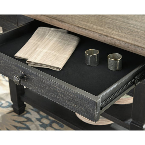 Ashley Furniture Tyler Creek Black Gray Counter Height Table