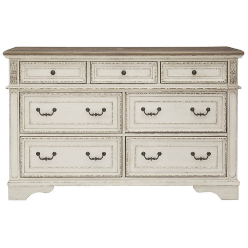 Ashley Furniture Realyn Chipped White Dresser