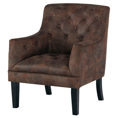 Ashley Furniture Drakelle Mahogany Accent Chair