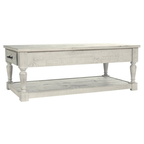 Ashley Furniture Shawnalore Whitewash Rectangular Cocktail Table