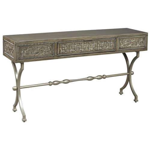 Ashley Furniture Quinnland Antique Gray Console Sofa Table