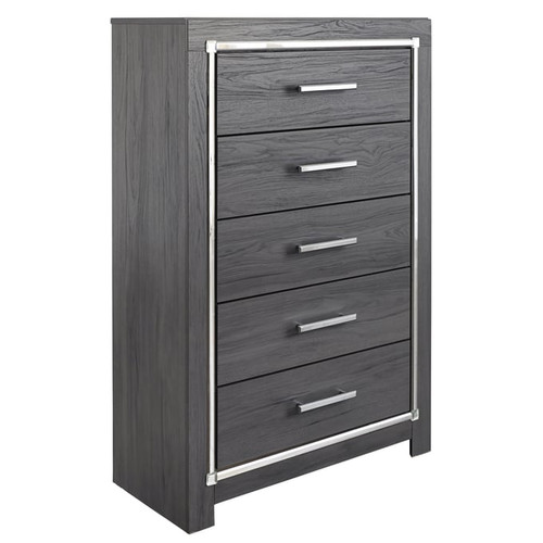 Ashley Furniture Lodanna Gray Five Drawer Chest