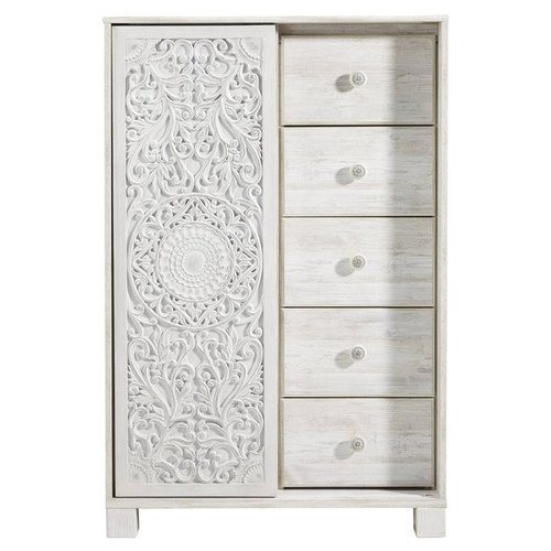 Ashley Furniture Paxberry Whitewash Dressing Chest