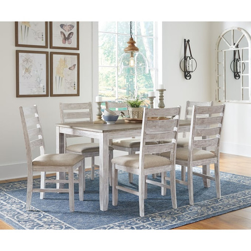 Ashley Furniture Skempton Two Tone 7pc Dining Set