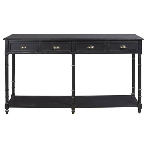 Ashley Furniture Eirdale Black Console Sofa Table