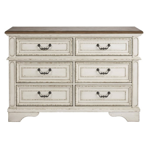 Ashley Furniture Realyn Chipped White Youth Dresser