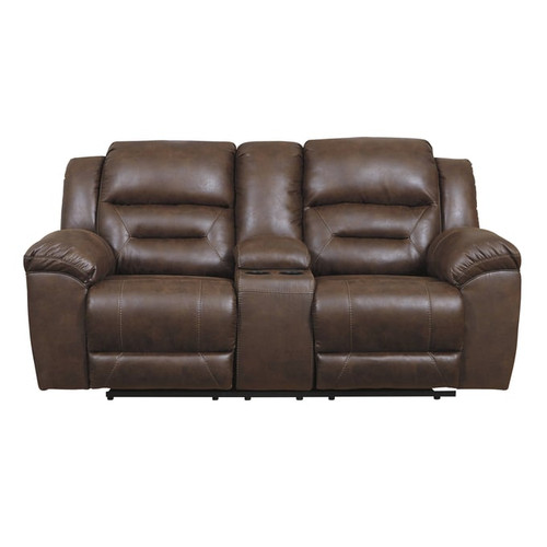 Ashley Furniture Stoneland Double Recliner Loveseats With Console