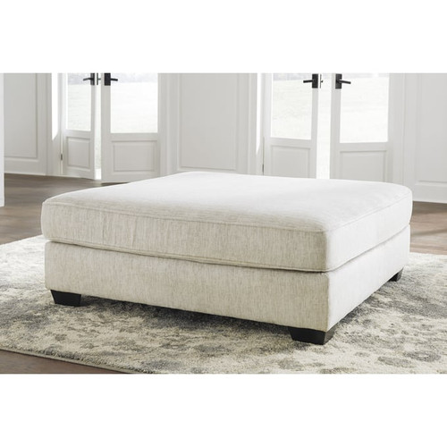 Ashley Furniture Rawcliffe Parchment Oversized Accent Ottoman