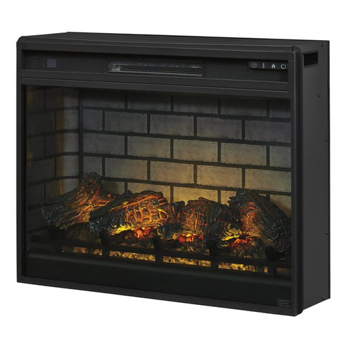 Ashley Entertainment Accessories Black LG Fireplace Insert Infrared