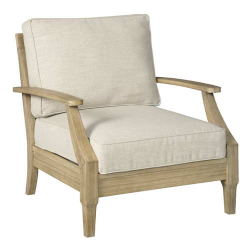 Ashley Furniture Clare View Beige Wood Lounge Chair