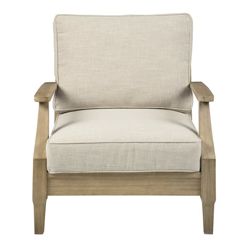 Ashley Furniture Clare View Beige Wood Lounge Chair