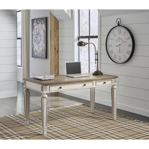 Ashley Furniture Realyn Casual Two tone Home Office Desk