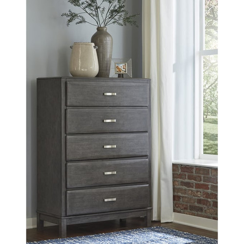 Ashley Furniture Caitbrook Gray Five Drawers Chest