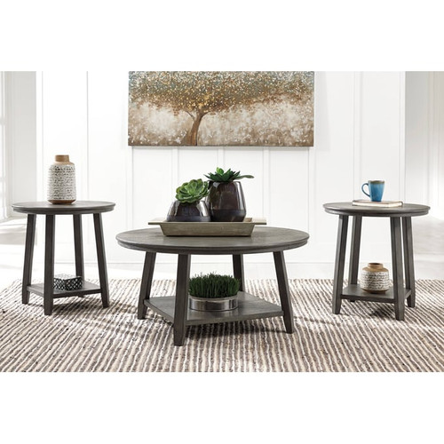 Ashley Furniture Caitbrook Gray 3pc Occasional Table Set