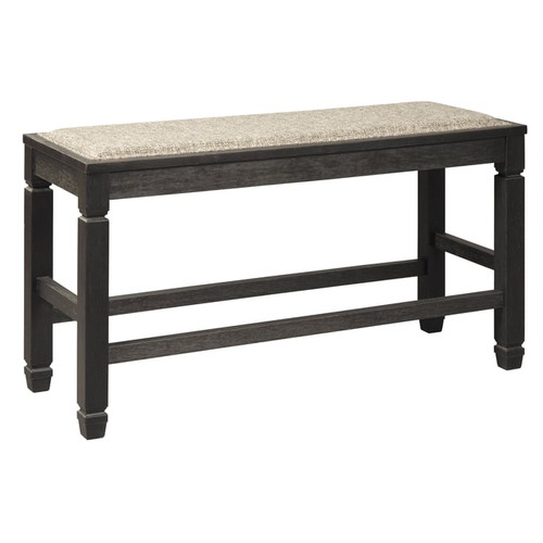 Ashley Furniture Tyler Creek Antique Black Double Counter Height Bench