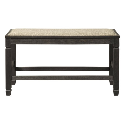 Ashley Furniture Tyler Creek Antique Black Double Counter Height Bench